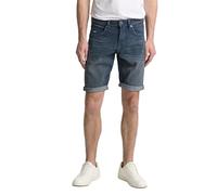 TOM TAILOR Herren 1046259 Bermuda Jeans Shorts, 10163 - Dark Stone Blue Grey Denim, 30 EU