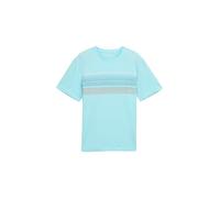Tom Tailor - T-Shirt mit Print caribbean turquoise - Gr. - XL