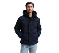 TOM TAILOR Herren 1046971 Pufferjacke mit Abnehmbarer Kapuze, 10668-Sky Captain Blue, 3XL