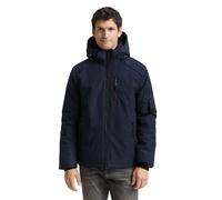 TOM TAILOR Herren 1047039 Winterjacke mit Abnehmbarer Kapuze, 10668-Sky Captain Blue, M