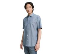 TOM TAILOR Herren 1047322 Hemd, 38458-Real Teal Blue Chambray, XXL