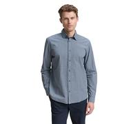 Tom Tailor - Regular Fit Hemd mit Karo-Muster navy small check - Gr. - XL