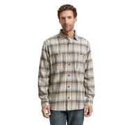Tom Tailor - Comfort Fit Flanell-Hemd mit Karomuster beige multicolor check - Gr. - XXXL