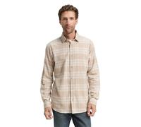 Tom Tailor - Regular Fit Hemd mit Logo-Stickerei light cashmere tonal check - Gr. - L