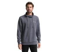TOM TAILOR Herren 1047799 Snood Sweatshirt Mit Logo-Details, 19932 - Navy Grindle Structure, M EU