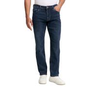 Straight-Jeans TOM TAILOR, Herren, Gr. 38, Länge 34, schwarz stone blau schwarz denim34, Denim/Jeans, Obermaterial: 92% Baumwolle, 6% Polyester, 2% Elasthan, unifarben, casual, straight fit knöchellan