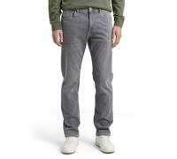Straight-Jeans TOM TAILOR, Herren, Gr. 32, Länge 32, grau denim, Denim/Jeans, Obermaterial: 92% Baumwolle, 6% Polyester, 2% Elasthan, straight fit knöchellang, Jeans Straight-Jeans, im Five-Pocket Sty