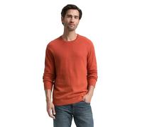 Tom Tailor - Strickpullover mit Kaschmir-Anteil rust red melange - Gr. - M