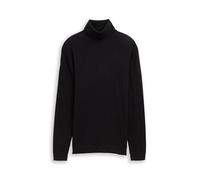 Tom Tailor - Rollkragenpullover mit Kaschmir-Anteil black - Gr. - XXXL