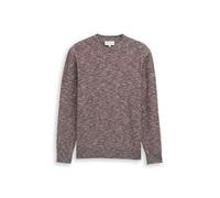 TOM TAILOR Herren 1048022 Strickpullover mit Struktur, 38799-Red Green White Multicolor, 3XL