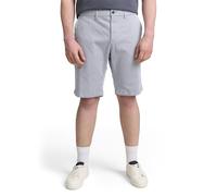 TOM TAILOR Herren 1048197 Bermuda Shorts, 34882-White Navy Quilted Dobby, 40