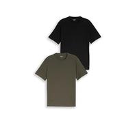 Tom Tailor Herren 1048393 T-Shirts aus Baumwolle im 2er-Pack (2er Pack)