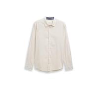 Tom Tailor - Fitted Hemd mit Muster white mini spike design - Gr. - XXL