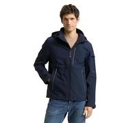 Softshelljacke TOM TAILOR, Herren, Gr. M, sky captain blau, Web, Obermaterial: 100% Polyester. Futter: 100% Polyester, unifarben, regular fit normal, Jacken Softshelljacke, mit Taschen (95150210-M) sk