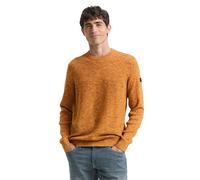 Tom Tailor - Space Dye Pullover mit Rundhalsausschnitt peanut multicolor space dye - Gr. - XXL