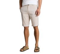 TOM TAILOR Herren 1049623 Bermuda Shorts, 39617 - Cashew Beige Stripe, 32 EU