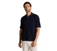 Tom Tailor Herren Strickjacke mit Polokragen Sky Captain Blue Größe M