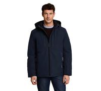 Softshelljacke TOM TAILOR, Herren, Gr. 3XL, blau (sky captain blau), Web, Obermaterial: 100% Polyester. Futter: 100% Polyester, unifarben mit Farbeinsatz, regular fit hüftbedeckend, Rundhals, abgestep