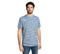 Tom Tailor Herren 1051164 Piqué T-Shirt in Melange-Optik