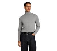 Tom Tailor Rollkragenpullover mit Feinstrickstruktur in Mittelgrau, Größe XXL