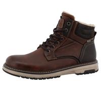 Winterboots TOM TAILOR, Herren, Gr. 43, cognac, Lederimitat, Schuhe, mit zusätzlichem Reißverschluss (50583260-43) cognac