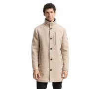 Tom Tailor Herren 2-in-1 Wollmantel mit Abnehmbarer Innenjacke