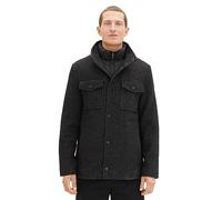 Tom Tailor Herren 2-in-1 Wollmantel mit integrierter Innenjacke 1037345