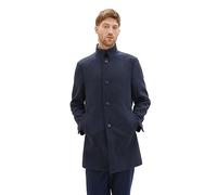 Tom Tailor Herren 3-Knopf Wollmantel mit Stehkragen 1037407