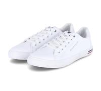 Tom Tailor Low Top Sneaker in Lederoptik Modell 'STEVE' in Weiss, Größe 45