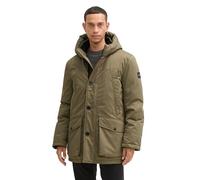 Tom Tailor Herren Arctic Winterpaka mit Abnehmbarer Kapuze,11848 - Jungle Soil Green, M
