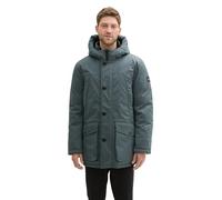 TOM TAILOR Herren Arctic Winterpaka mit Abnehmbarer Kapuze,27604 - Stormy Blue, XXXL