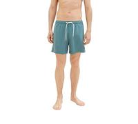 TOM TAILOR Herren 1035050 Badeshorts, 30105 - Deep Bluish Green, M