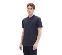 TOM TAILOR Herren Basic Piqué Poloshirt, 10668 - Sky Captain Blue, S