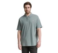 TOM TAILOR - Basic Poloshirt grey mint M