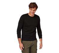 TOM TAILOR Herren Basic Rundhals Pullover mit Langarm Pullover, per Pack Schwarz (Schwarz 2999), Small (Herstellergröße: S)