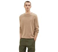 TOM TAILOR Herren Basic Strickpullover mit Crewneck