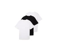 TOM TAILOR Herren 1044882 Basic T-Shirt aus Baumwolle im Tripple-Pack, 20000-White, 56