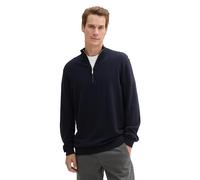 TOM TAILOR Troyer Pullover blau | XXL
