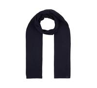 TOM TAILOR Herren Basic Winterschal mit Kaschmir,13160 - Knitted Navy Melange, ONESIZE