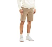 TOM TAILOR Herren Bermuda Shorts 1035038, 31278 - Beige Diamond Structure, 33