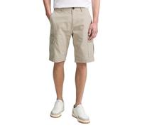 Tom Tailor Regular Fit Cargoshorts aus reiner Baumwolle in Beige, Größe 34