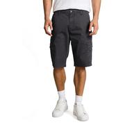 Tom Tailor - TTSLIM Cargo Shorts grey mini geometric print - Gr. - 32