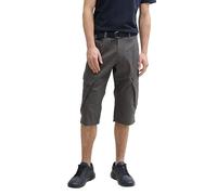 TOM TAILOR - TTMAX Overknee Cargo Shorts mit Gürtel grey mesh print 32