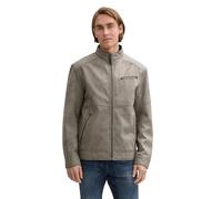TOM TAILOR Herren Bikerjacke aus Kunstleder