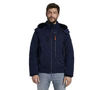 TOM TAILOR Herren Blousonjacke mit Reißverschlussdetails 1020696, 10668 - Sky Captain Blue, XL
