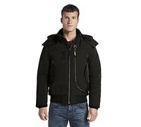 TOM TAILOR Herren Blousonjacke mit Reißverschlussdetails 1020696, 29999 - Black, M