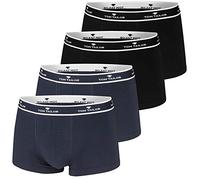 TOM TAILOR Herren Boxershorts | 2 Stück (DE/NL/SE/PL, Alphanumerisch, XL, Regular, Regular, 2 x schwarz | 2 x Navy)