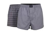 TOM TAILOR Herren Boxershort blau kariert 2er Pack S