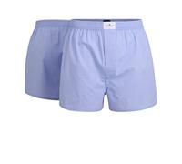 TOM TAILOR Herren Boxershorts - Web-Shorts, Baumwolle, Poplin, Vorteilspack Hellblau M 8er Pack (4x2P)
