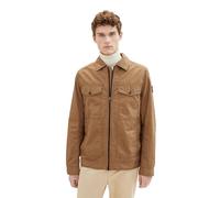 TOM TAILOR Herren Casual Blouson Übergangsjacke aus Baumwolle, 15078 - Otter Brown, S